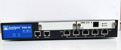 Juniper Networks SSG 20 mfg. Date 20070904 mit ADSL 2/2+A Modul