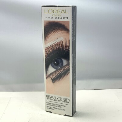 L'Oreal Paris Travel Exclusive 2 Double Extension Beauty Tubes (2x0.2oz.) NEW 