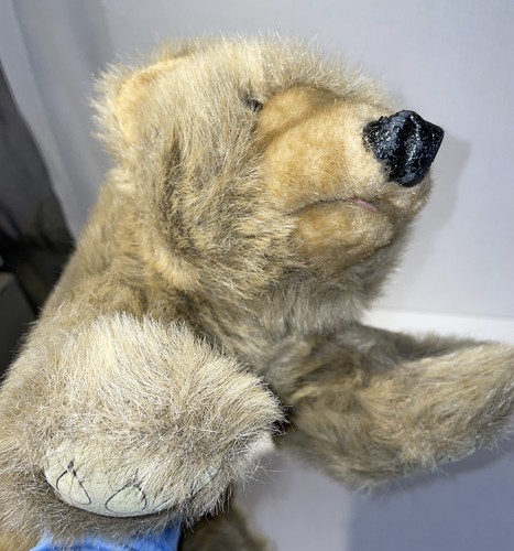 Folkmanis Grizzly Bear Cub Hand Puppet Full Body 15" Plush Realistic Stuffed Toy - Picture 3 of 12
