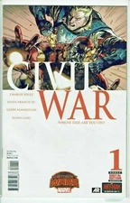 CIVIL WAR WHOSE SIDE ARE YOU ON #1 SECRET WARS VARIANT EDITION VF+/NM 