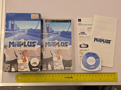SONY PLAYSTATION PSP OFFIZIELLES MAPLUS GPS NAVI UMD SOFTWARE Japan Go Explore