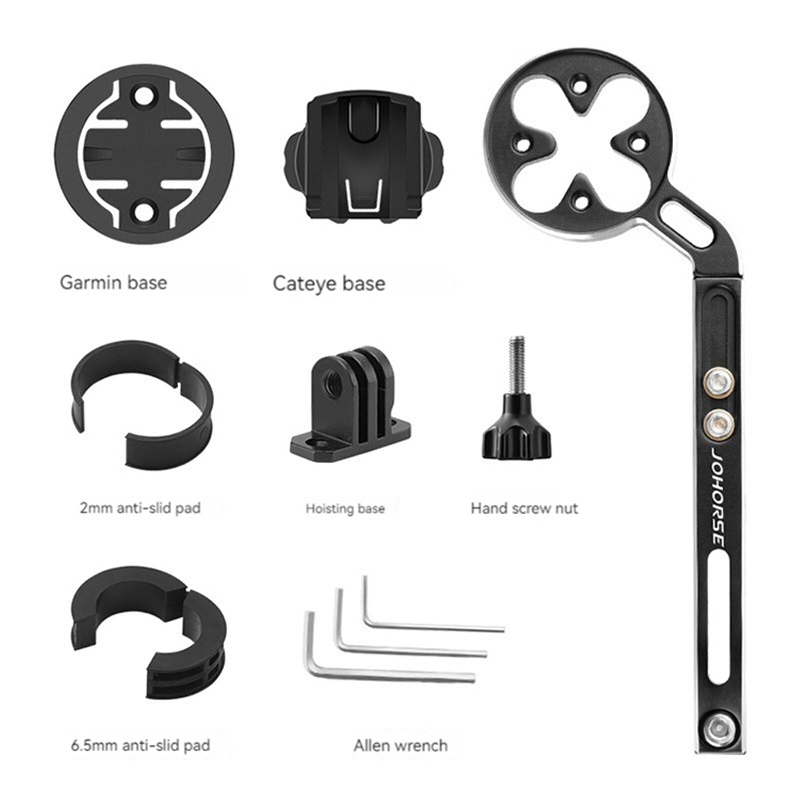 Road Bike Cycling Extension Bicycle Holder for IGS/Garmin/Pareto/Cat's Eye 1 Set