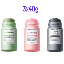 Skintific Clay Stick Musk Bright Skin Acne-Prone Firming Set 3 pcs 1pc 40g