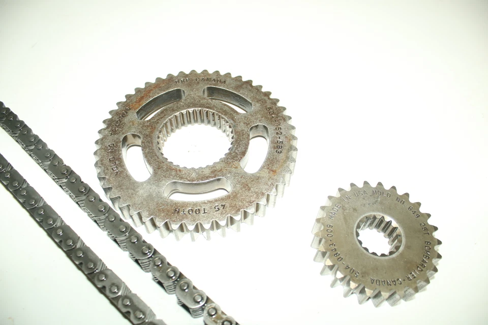 Ski-doo Mxz Renegade 800 R Xp 137" 25t 45t 104L 2010 cadena de transmisión piñón engranaje Foto 4 de 4