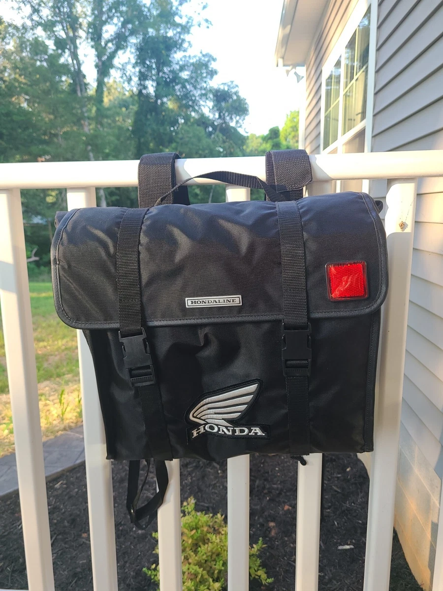 Genuine Honda Hondaline Canvas Soft Saddle Bags New With Inner Bags And Manual