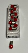 10 pack of  53 Red light bulbs bayonet type for Lionel trains  Acc. Beautiful 