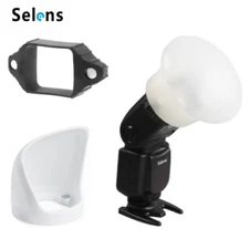 Selens Sphere Flash Diffuser Set Modifier System Bounce Grip Dome Universal