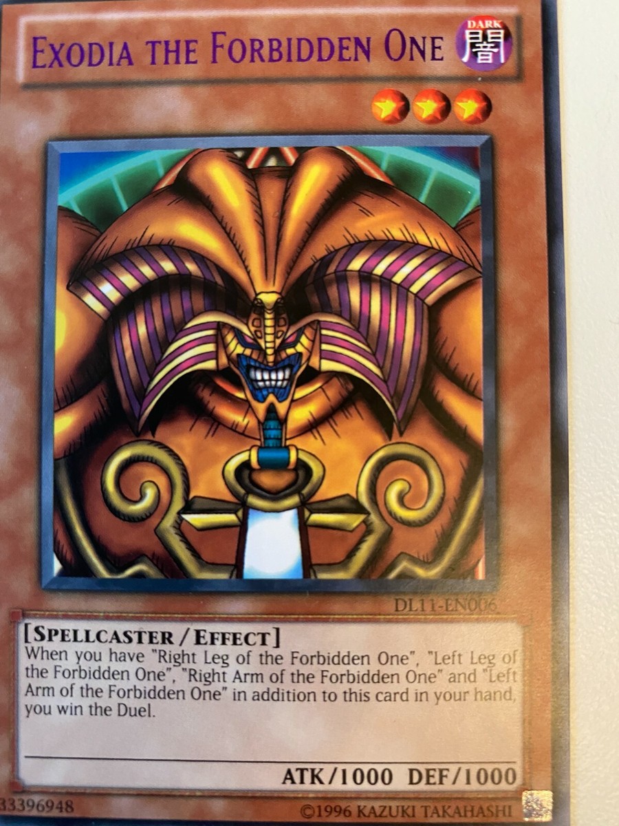 Yugioh Exodia The Forbidden One DL11-EN006 Rare PURPLE NM | eBay