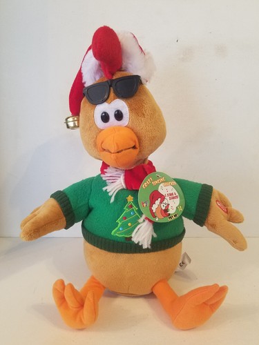 Crazy Singing Dancing Christmas Chicken Tekky Toys TAGS JINGLE Bells COLLECT VID - 第 1/5 張圖片
