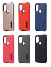 Ultra Matte Slim Armor Hybrid Dual Layer Case For Motorola Moto G Pure (2021)