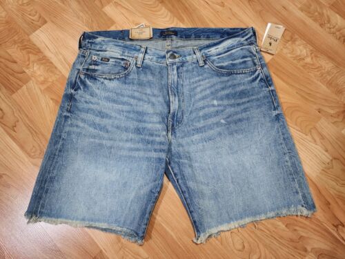Polo Ralph Lauren Clasic Fit Shorts 36 Waist 9" Inseam Jean Shorts - Afbeelding 1 van 8