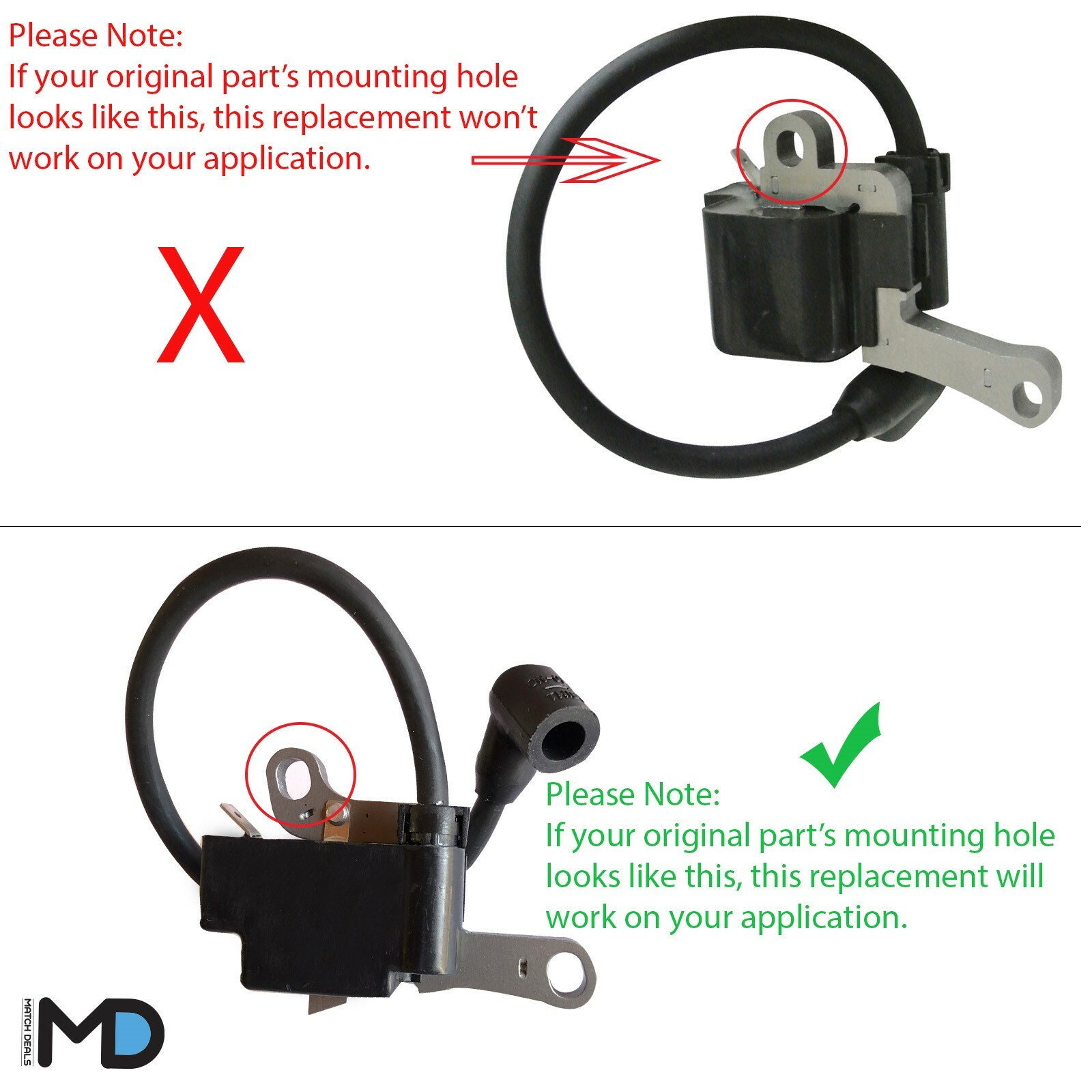IGNITION COIL MODULE FOR LAWNBOY / TORO W/PLUG BOOT 99-2911