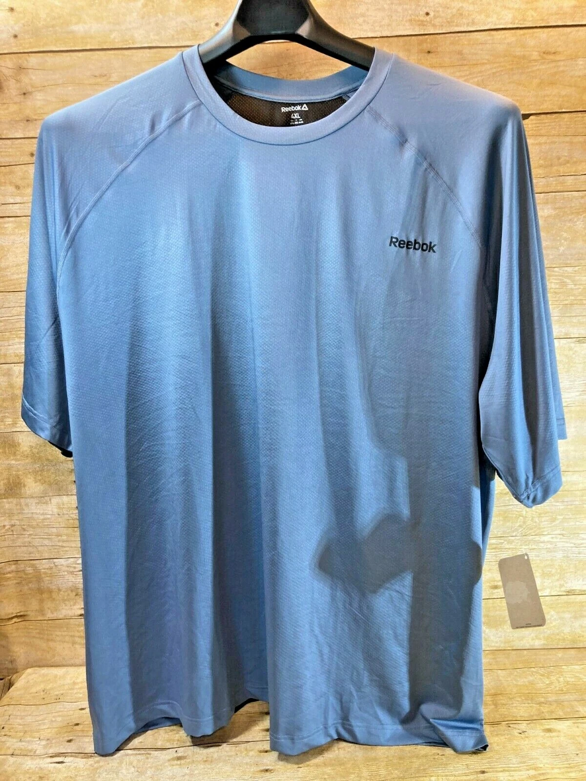 REEBOK SPEEDWICK PERFORMANCE TEE SHIRT GRAY BLACK MESH MEN'S 2XL ⭐️NWT⭐️