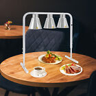 3Head 750W Heat Lamp Food Warmer Heating Light Stand for Commercial Food Station