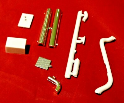AMT Autocar Dump Truck Exhaust Stack 1/25