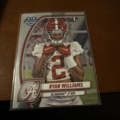 2024 Bowman Chrome University U 1st RYAN WILLIAMS #53 Alabama