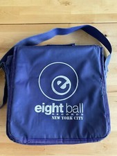eight ball RECORDS Vintage 90's NYC Vinyl Record / Shoulder / Messenger Bag RARE