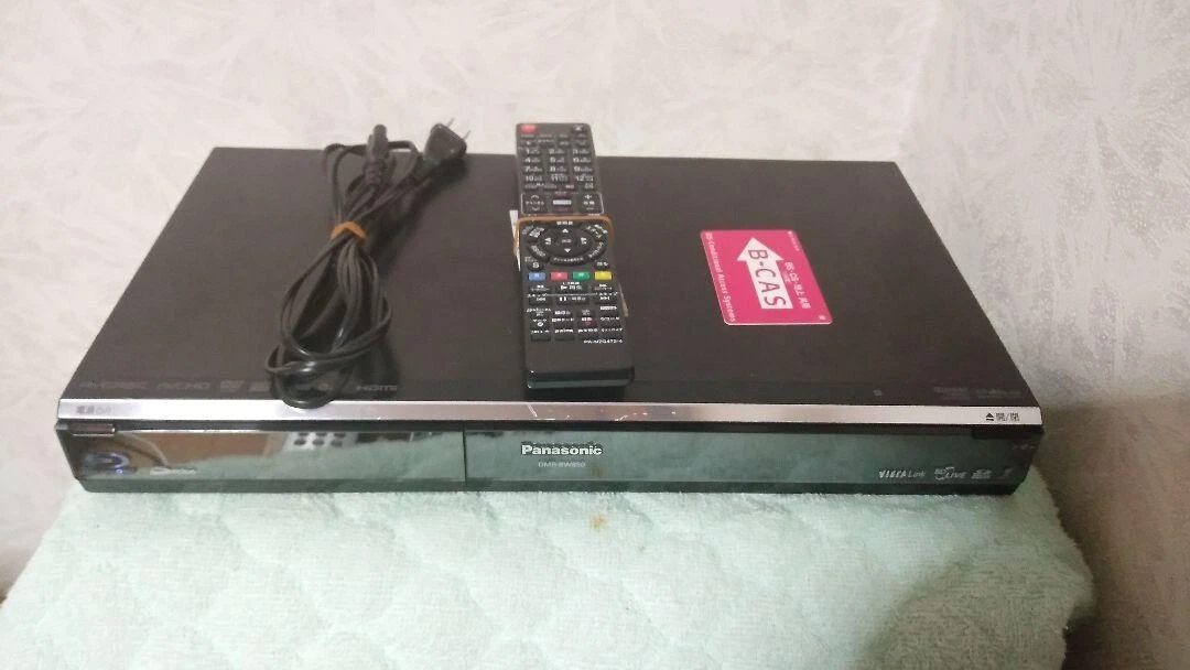 Panasonic DIGA DMR-BW850 Blu-ray DVD Recorder Player HDD 500GB Tested Working