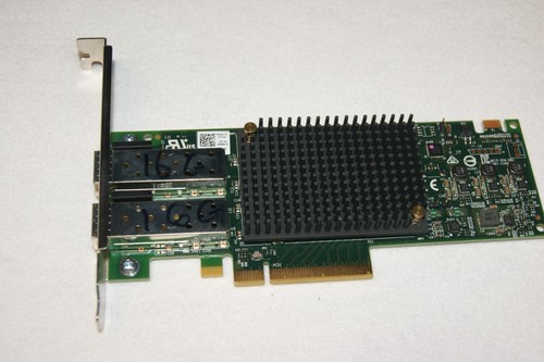Dell Emulex LPE31002 Dual Port 16G Fibre Channel Card RXNT1 SFPs Low Profile USA - Photo 3/4