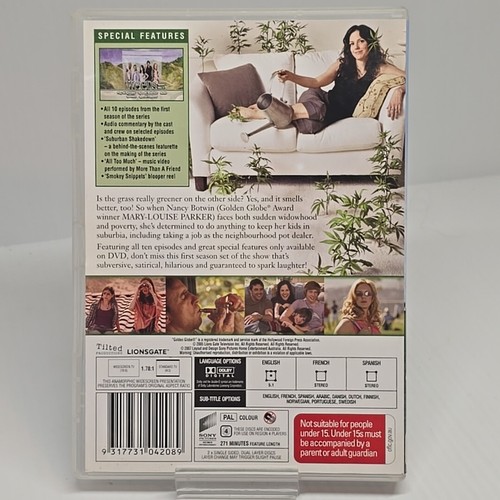 Weeds : Season 1 (DVD, 2005) Kevin Nealon Elizabeth Perkins Hunter Parrish Roman - Picture 2 of 2