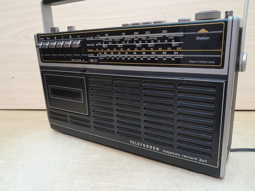Telefunken Bajazzo Record 201 Radio Recorder Kassettenrecorder Cassette Vintage - Bild 6 von 17