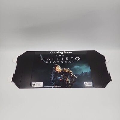 The Callisto Protocol Gamestop Marketing Display Poster 12in(21in) x 9in #4