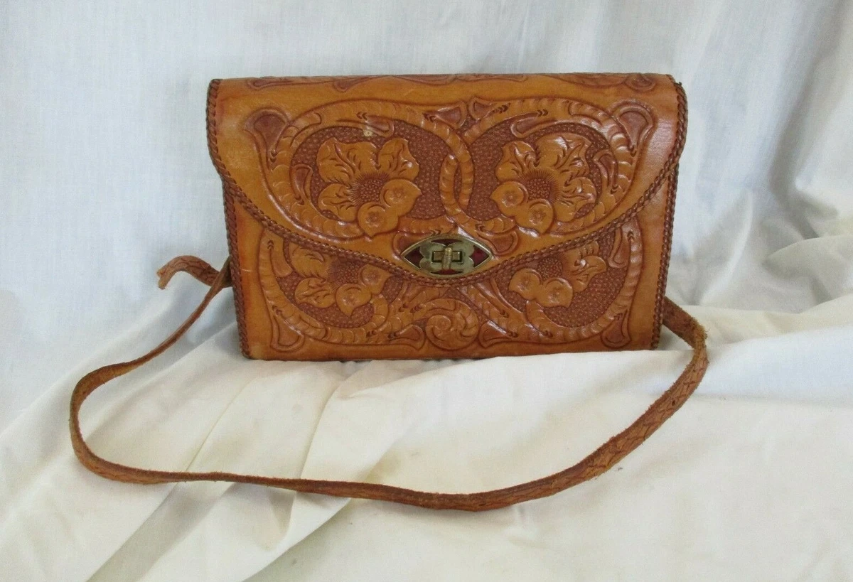 Montana West Concealed Carry Western Tooled Leather Purse - Coffee — AJ Tack