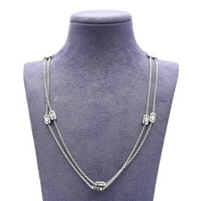 Collana Bulgari Parentesi in oro bianco 18 kt autentica elegante lusso