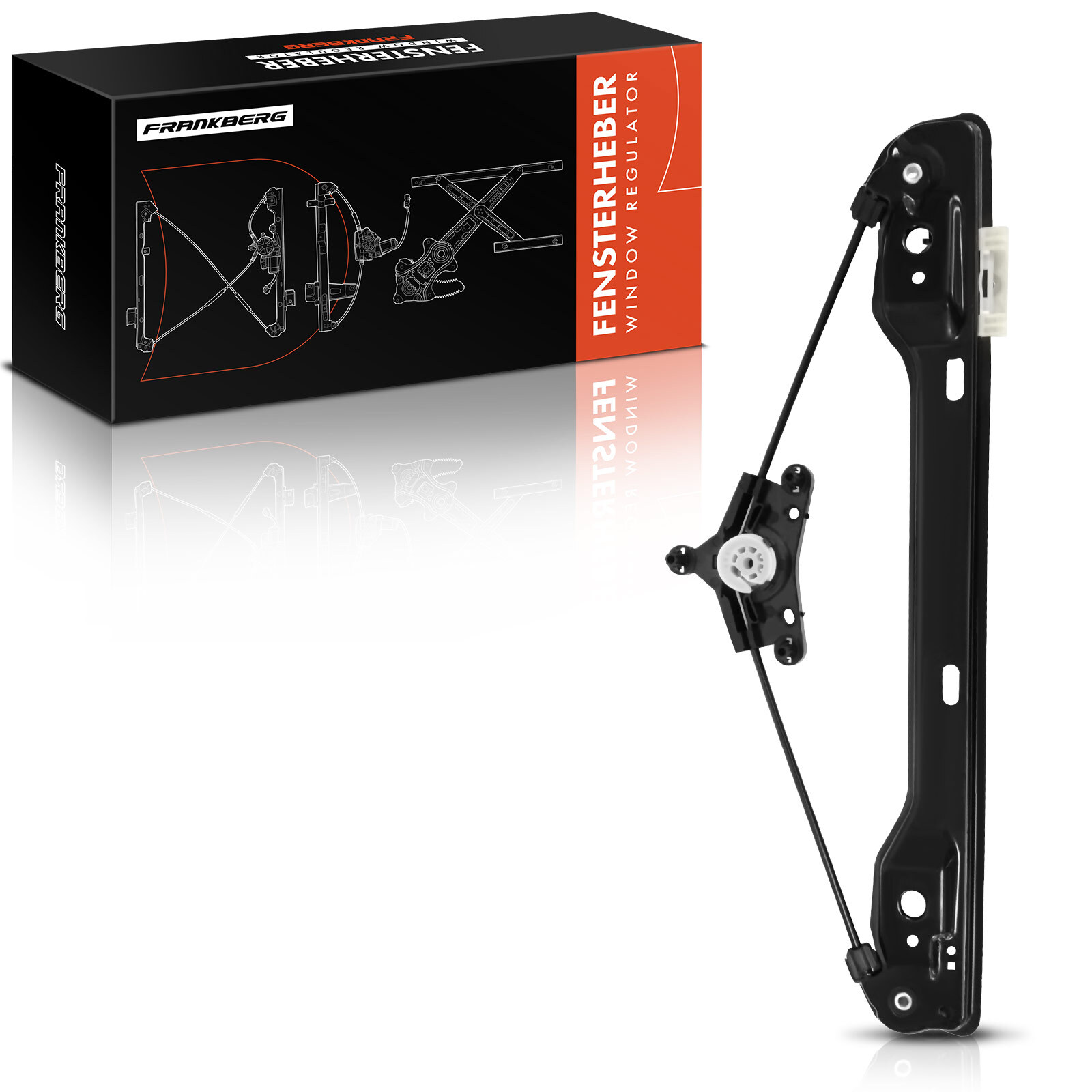 FRANKBERG Power Electric Window Regulator without Motor for Rear Right