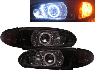 SATRIA MK1 94-05 3D Glass CCFL Bi-Projector HID Headlight Black for PROTON LHD