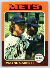 Wayne Garrett  1975 Topps  #111 - Please see pics for cond.