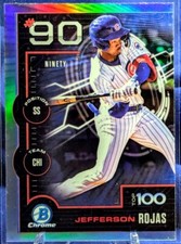 ~ Jefferson Rojas 2025 Bowman Chrome  Scouts Top 100  #BTP-90 CUBS