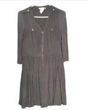 Women's Anthropologie Parameter Dress Graphite Gray Size 4