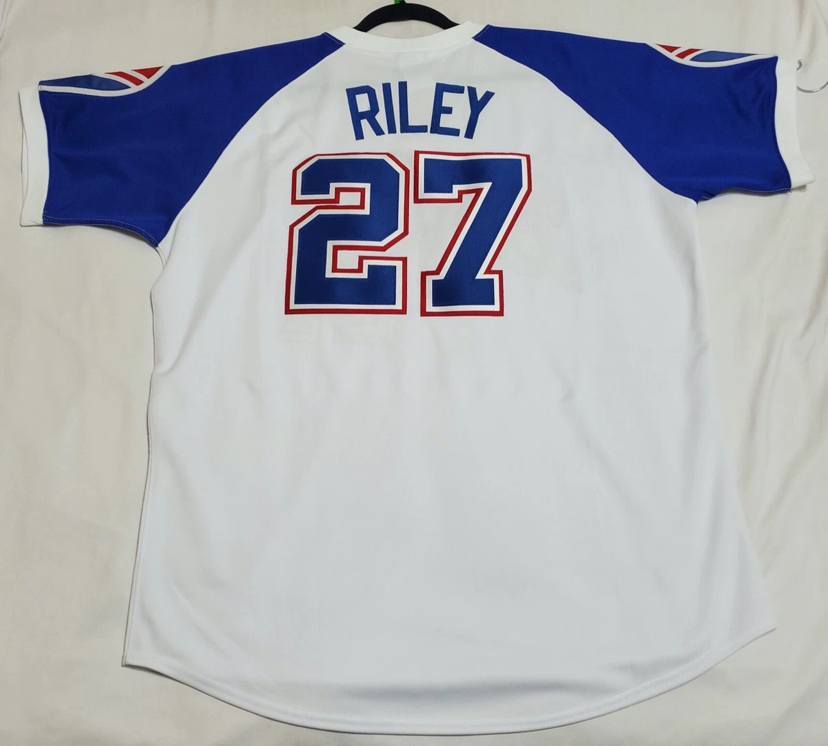 AUTHENTIC MAJESTIC AUSTIN RILEY SIZE XL ATLANTA BRAVES TBTC Jersey USA 6240