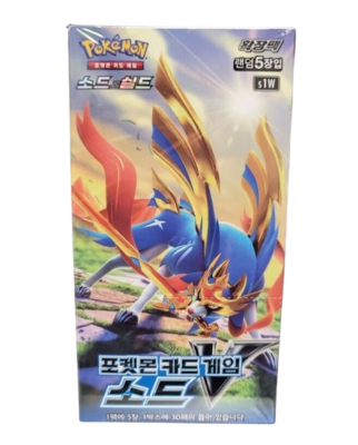 Pokémon TCG Sword & Shield Booster Box Pokemon Card Sword & Shield 'Sword V' Enhanced Expansion Booster