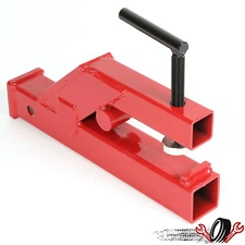 Clamp On Trailer Hitch 2" Ball Mount Receiver For Deere Bobcat Tractor Bucket