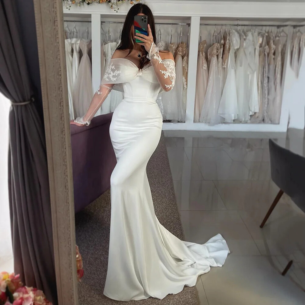 fitted lace wedding dress The Margaret Dress by Lauren Elaine Bridal main image 1