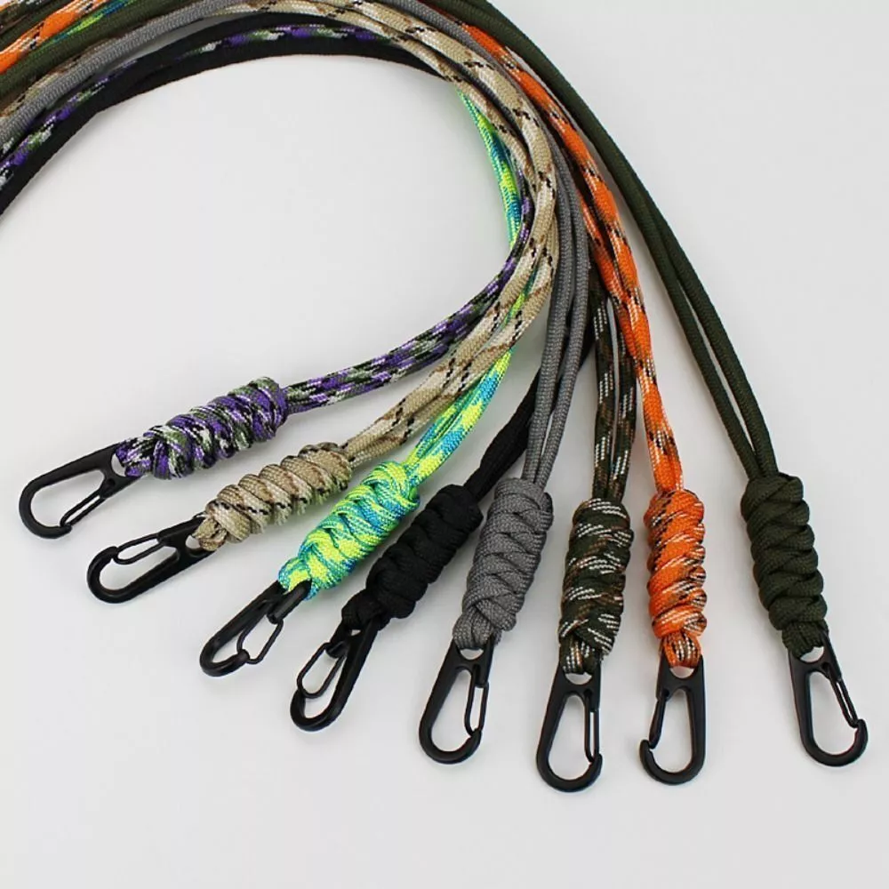 Keychain Lanyard Braided Woven Keychain Paracord Lanyard Heavy