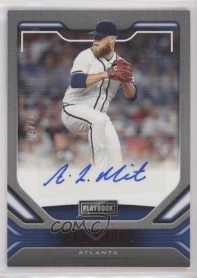 2020 Panini Chronicles Playbook Red 7/50 AJ Minter #PA-AJ Auto sh7
