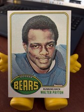 Topps 1976 Walter Payton #148 Chicago Bears Football Rookie Base Card. rookie card picture
