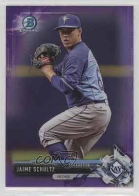 2017 Bowman Chrome Prospects Purple Refractor 234/250 Jaime Schultz #BCP133 0l1