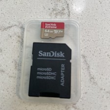 SanDisk 64GB Extreme microSD Memory Card for Mobile Gaming GoPro Video Etc