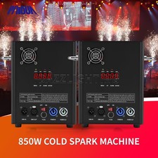 PAIDUN 2Pack 850W Large Cold Spark Machine Firework Effect DMX512 Remote Control