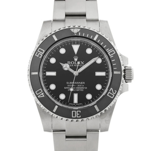 Rolex Submariner 114060 40mm Stainless Steel Black Wristwatch ...