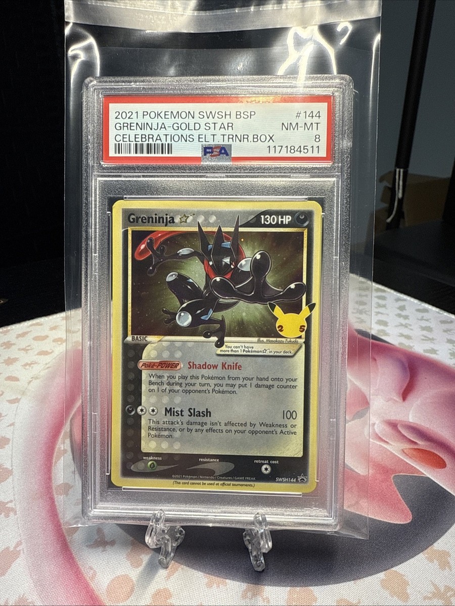 【PSA9】ゲッコウガ ゴールドスター Greninja 2021 Pokemon PSA 10 Greninja Gold Star SWSH144 Celebrations Promo