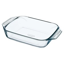Pyrex Plat Rectangulaire En Verre Trempé 35x23x6 Cm; Capacité 2,9 L