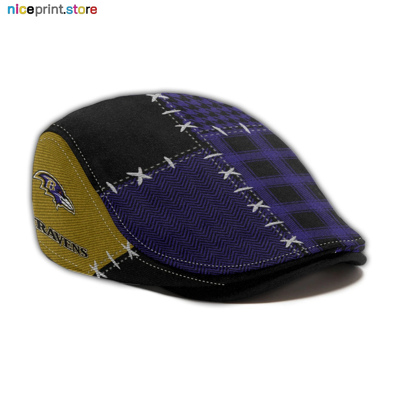 Baltimore Team Ravens Jeff Cap Ravens football Driver Cap Golf Cap football Flat Cap