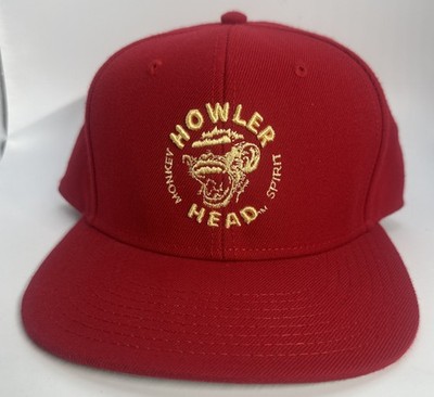 Howler Head Monkey Spirit SnapBack Hat Kentucky Straight Bourbon Whiskey Red Cap