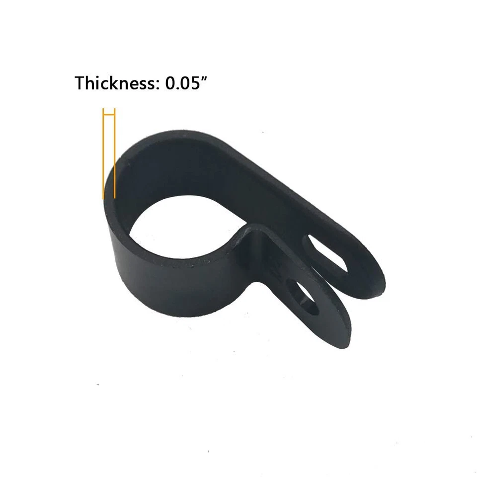 50Pack 1/2 Inch R-Type Cable Clips Light Wire Cable Organizer with Screws - Image 4 of 4