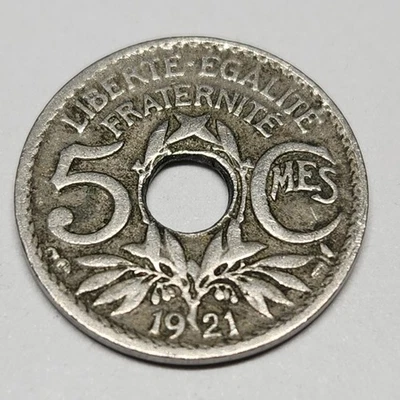 5 CENTIMES LINDAUER 1921 ( 007 @ 2025 ) - Photo 1/2